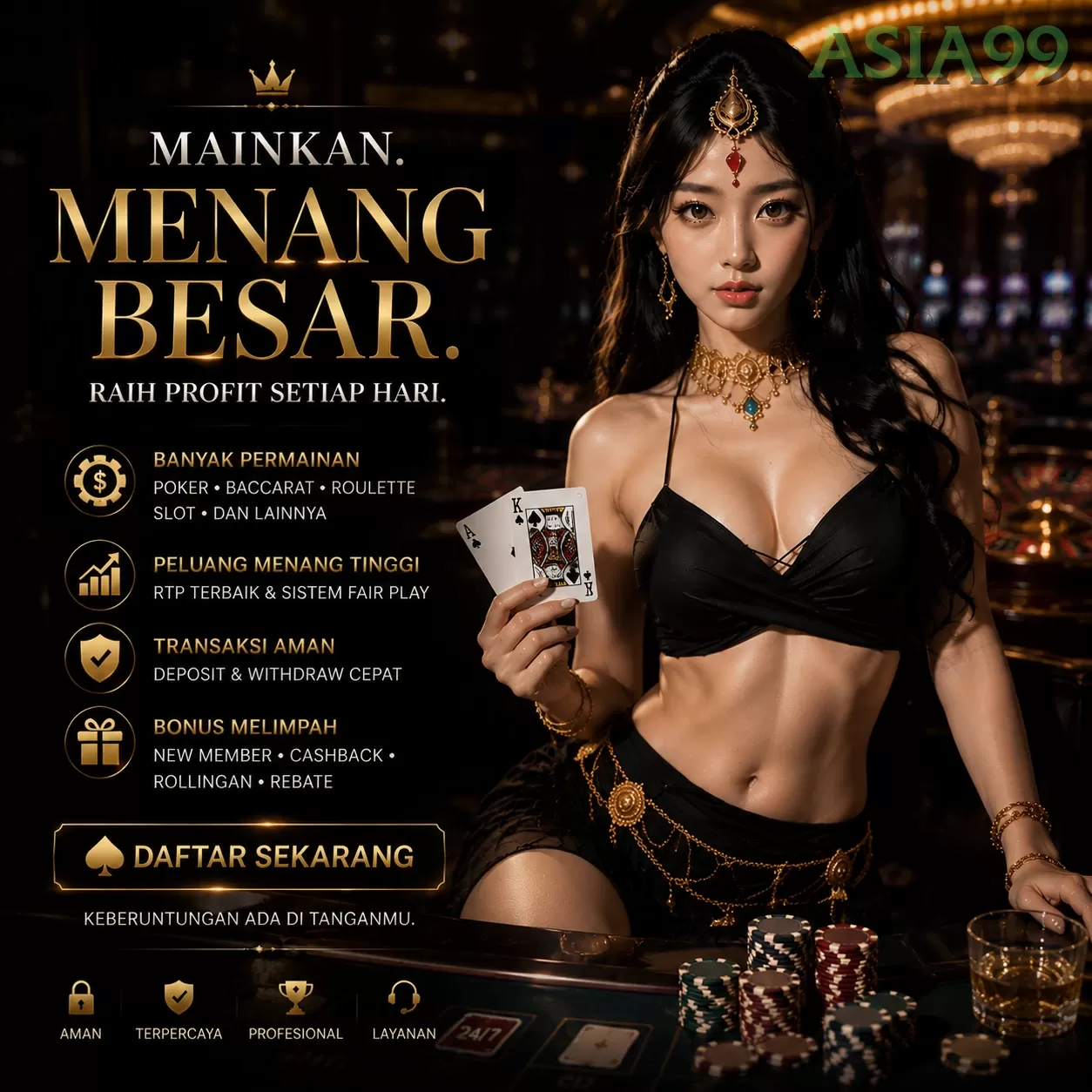 Main asia99r Menang Jackpot Besar